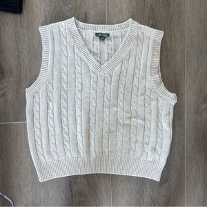 wild fable grey cropped vest